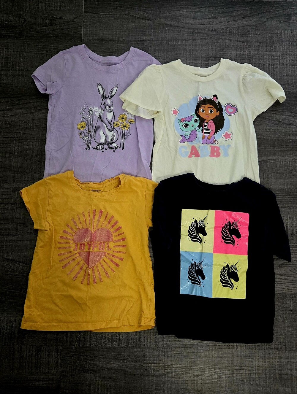 Girls 4pc Shirt Bundle